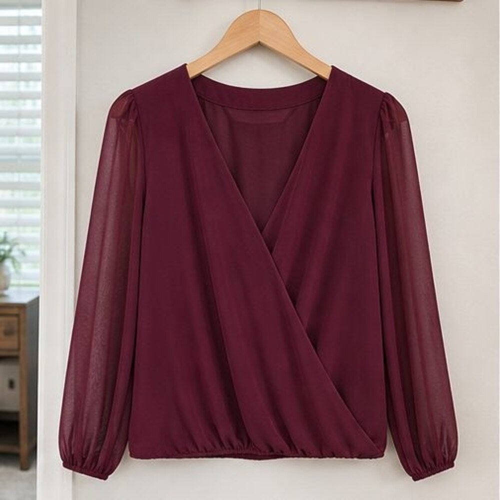 Blush Ruffle Blouse